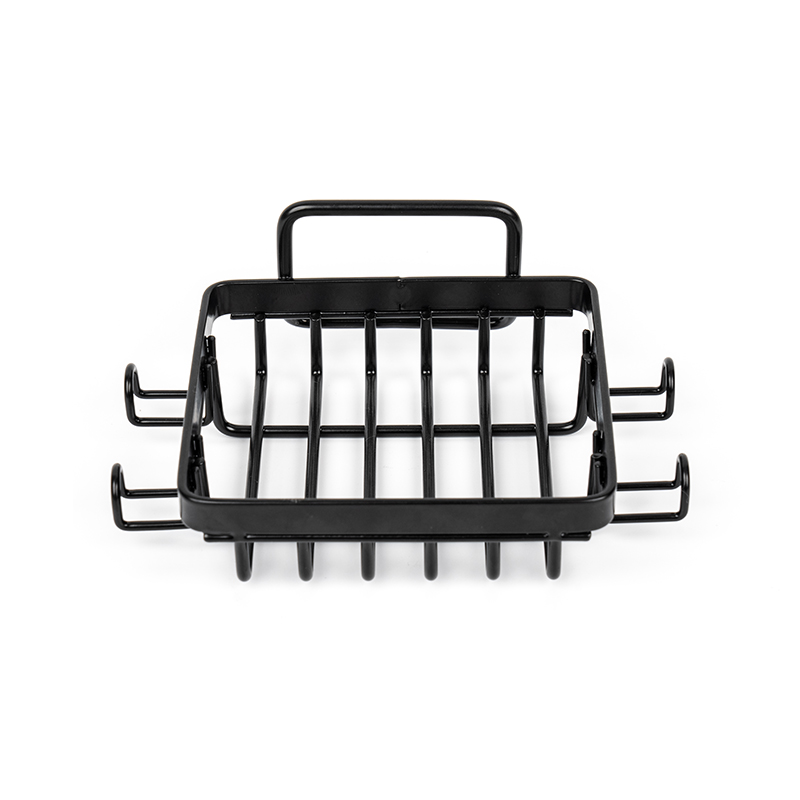 Czarny uchwyt na mydło ze stali nierdzewnej do prysznica