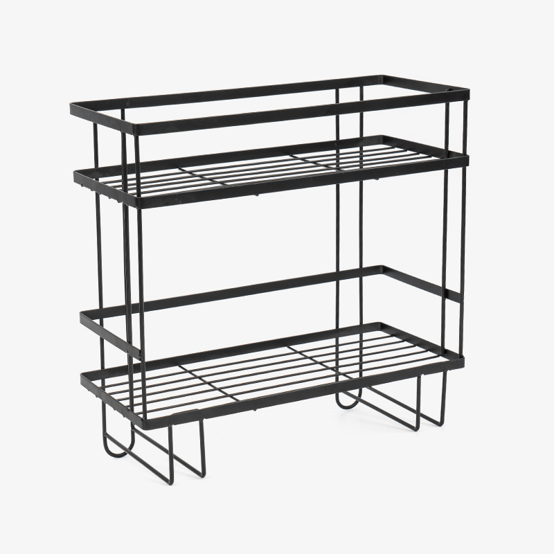 Dwuwarstwowa półka montowana na ścianie