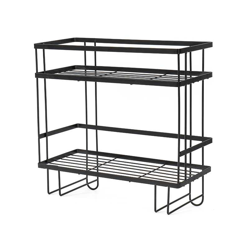 Dwuwarstwowa półka montowana na ścianie