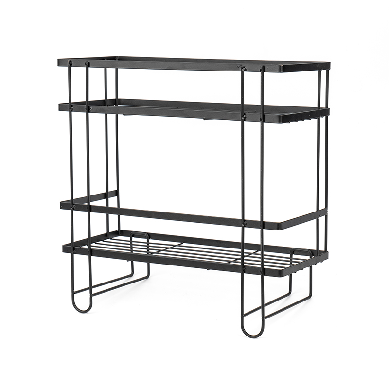 Dwuwarstwowa półka montowana na ścianie