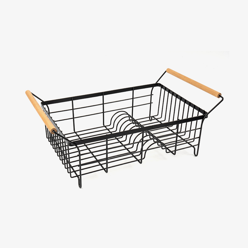 Suszarka do naczyń ze stali nierdzewnej z uchwytem na sztućce i ociekaczem