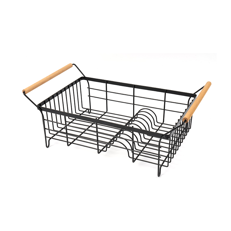 Suszarka do naczyń ze stali nierdzewnej z uchwytem na sztućce i ociekaczem