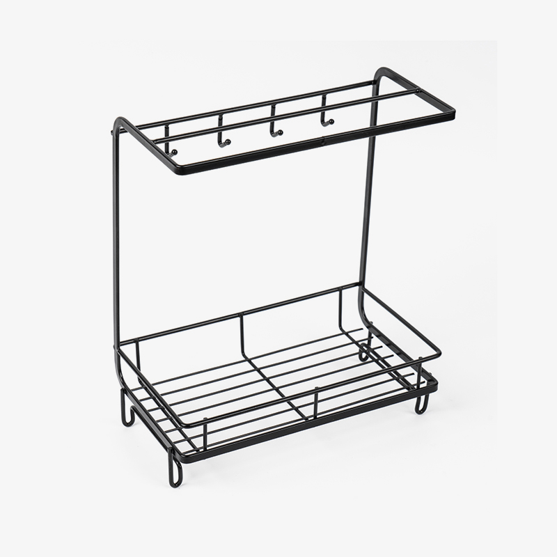 Pojemnik na zlew kuchenny z uchwytem na gąbkę i ściereczkę