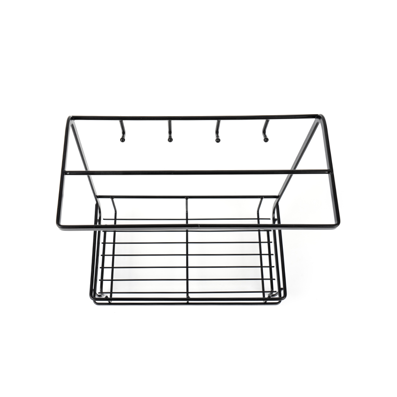 Pojemnik na zlew kuchenny z uchwytem na gąbkę i ściereczkę