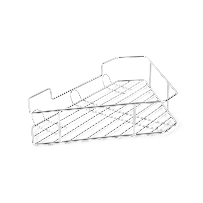 Narożna półka na wózek prysznicowy ze stali nierdzewnej 304