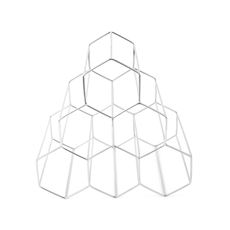 3-poziomowy wolnostojący stojak na butelki wina na blacie