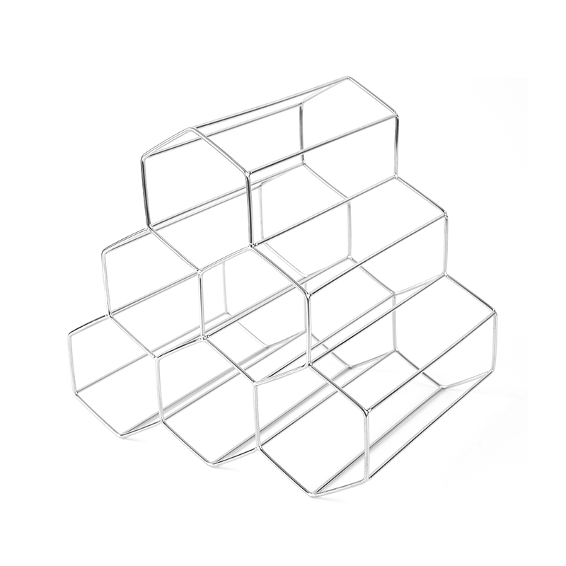 3-poziomowy wolnostojący stojak na butelki wina na blacie