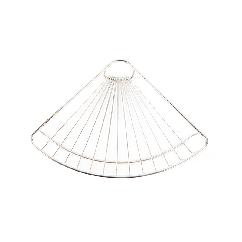 Koszyk prysznicowy ze stali nierdzewnej do montażu na ścianie z haczykiem