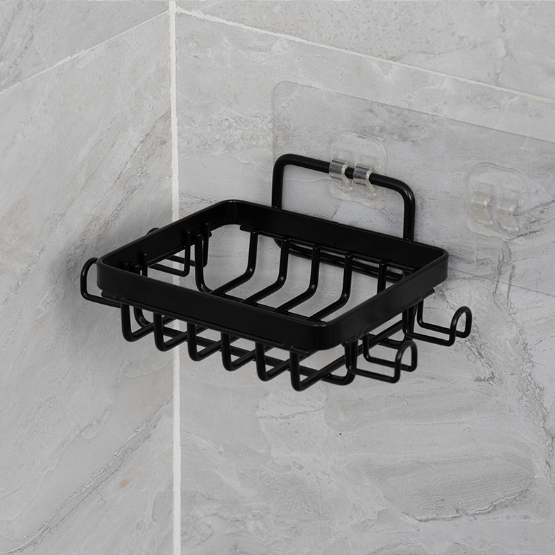 Nierdzewny, ścienny uchwyt na mydło pod prysznic